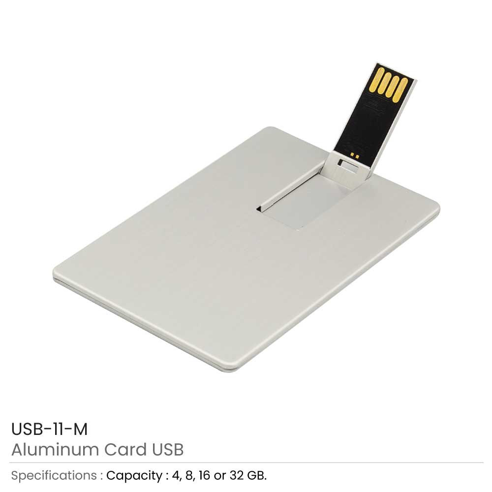 Aluminum Card Size USB