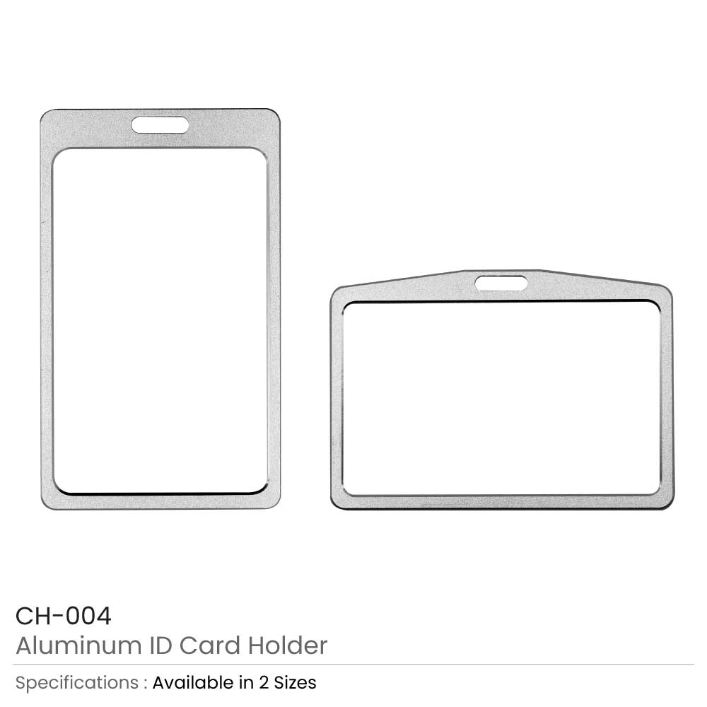 Aluminum ID Card Holders