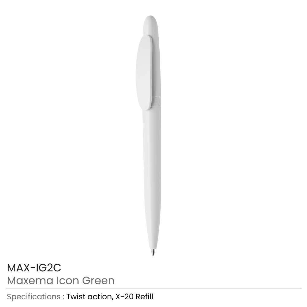 Antibacterial Pens Maxema Icon Green