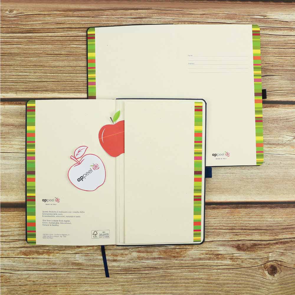 Appeel A5 PU Notebooks with Elastic Band Pen Loop Bookmark