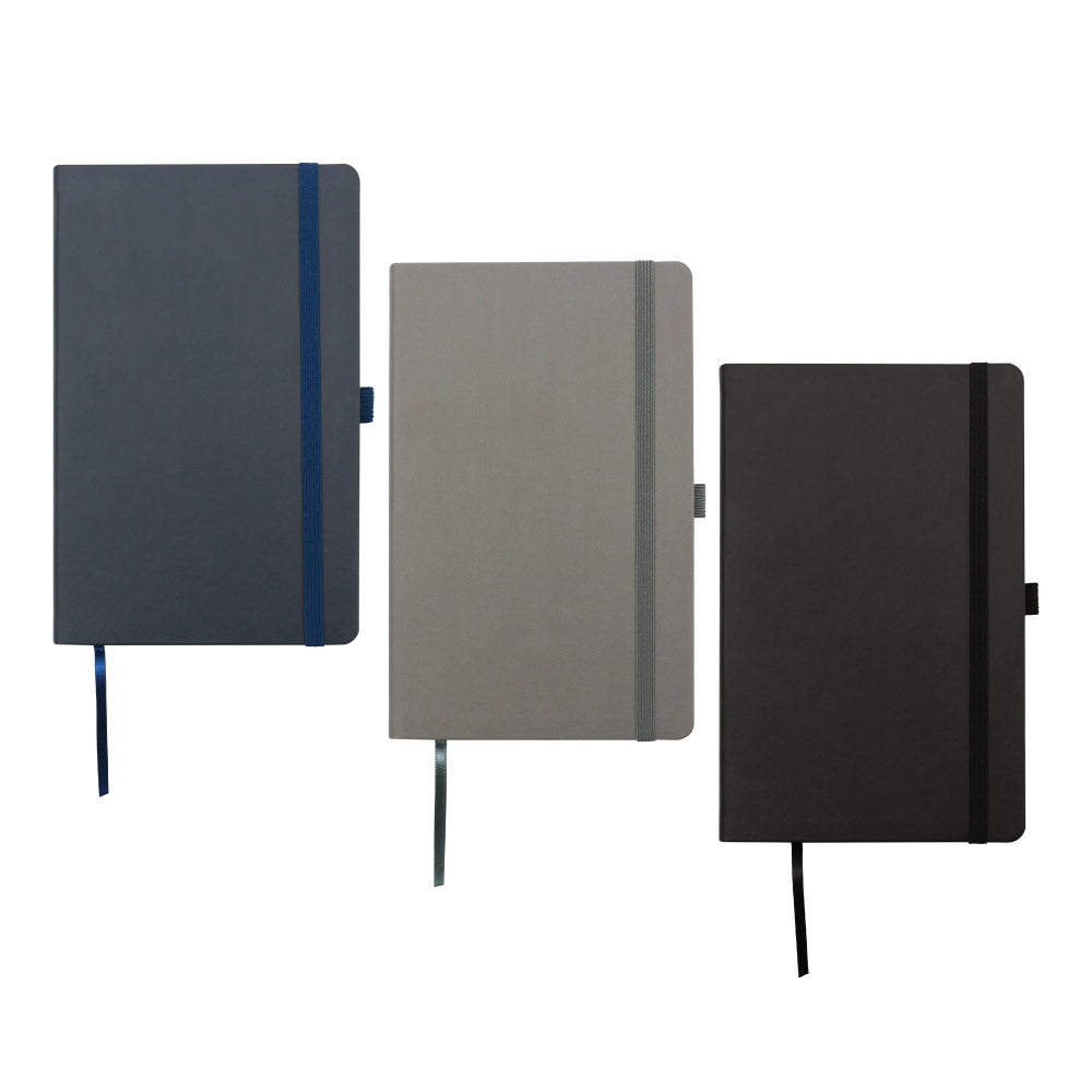 Appeel A5 PU Notebooks with Elastic Band Pen Loop Bookmark