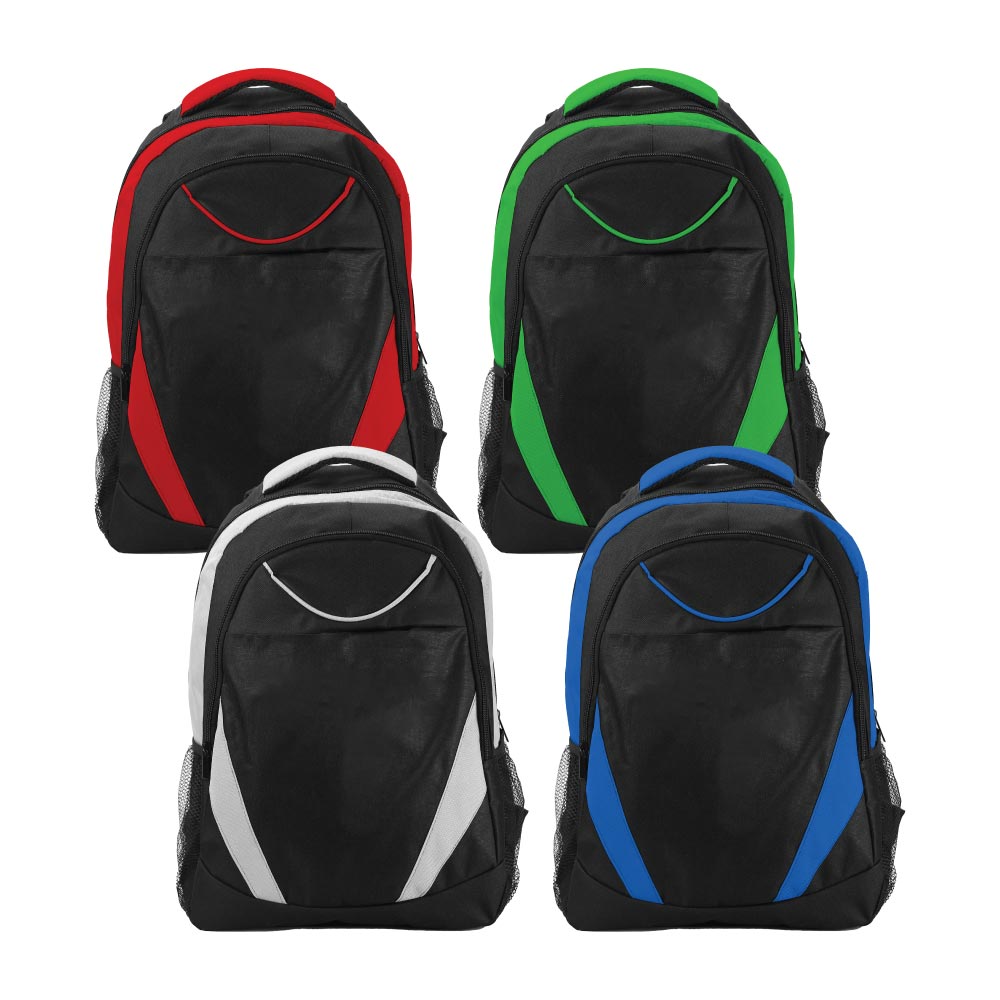 Two-toned Backpacks 600D Polyester Material