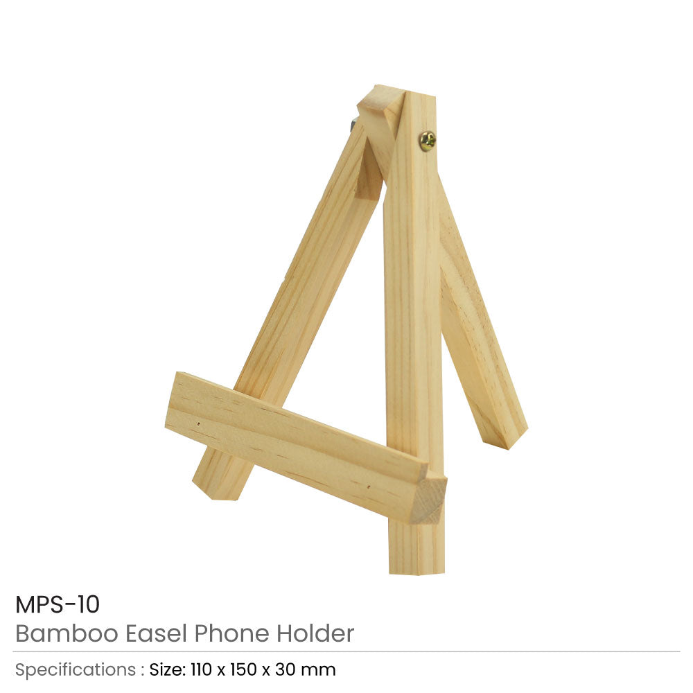 Bamboo Easel Phone Holder