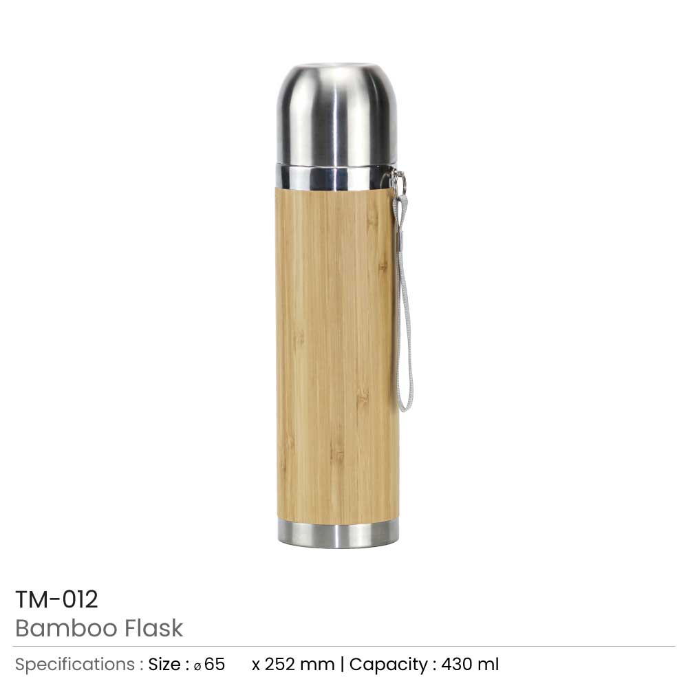 Promotional Bamboo Flask