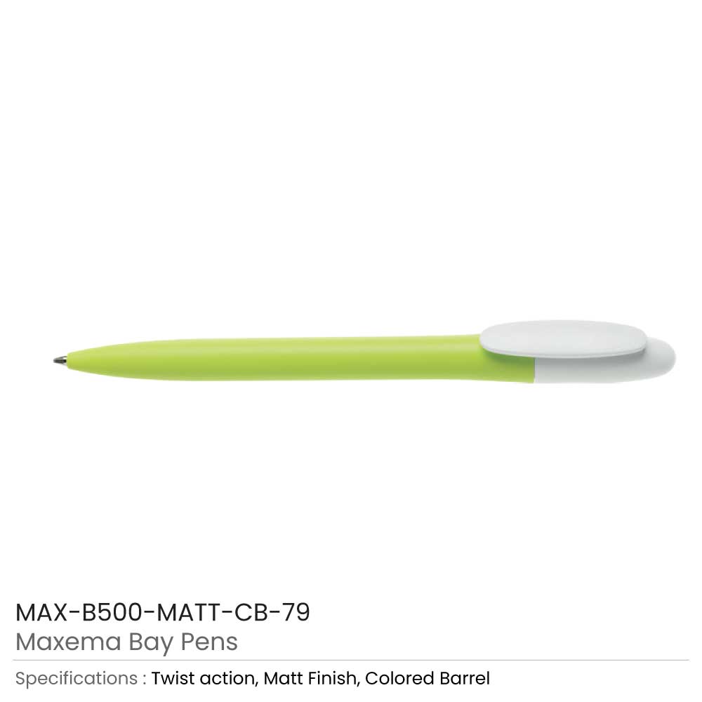 Maxema Bay Pens Colored Barrel