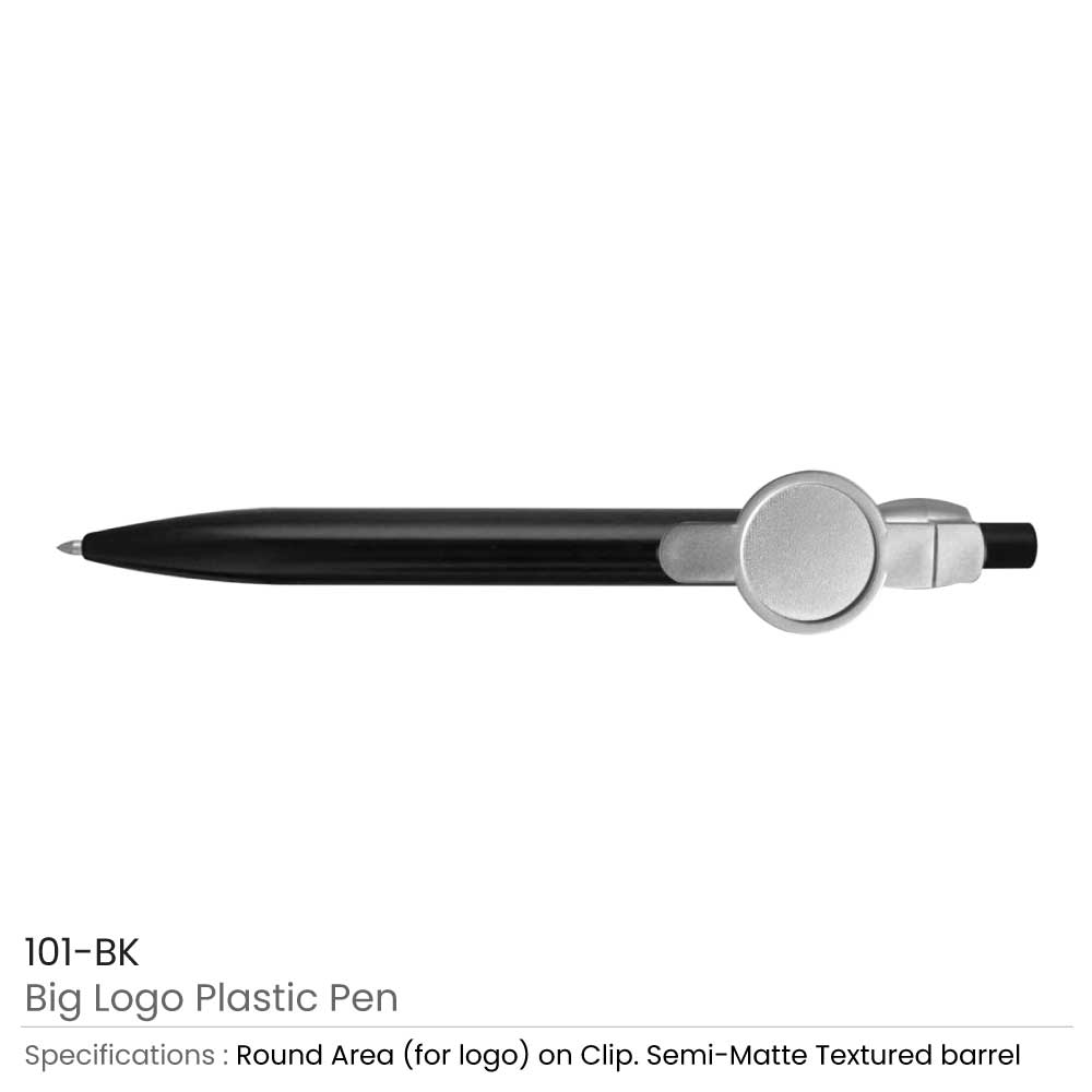 Big Logo Plastic Pens