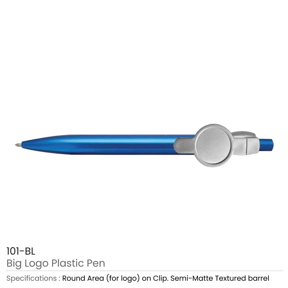 Big Logo Plastic Pens