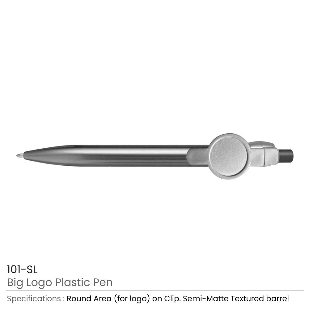 Big Logo Plastic Pens