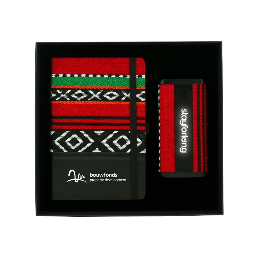 SADU Design Corporate Gift Sets with Notebook and Powerbank