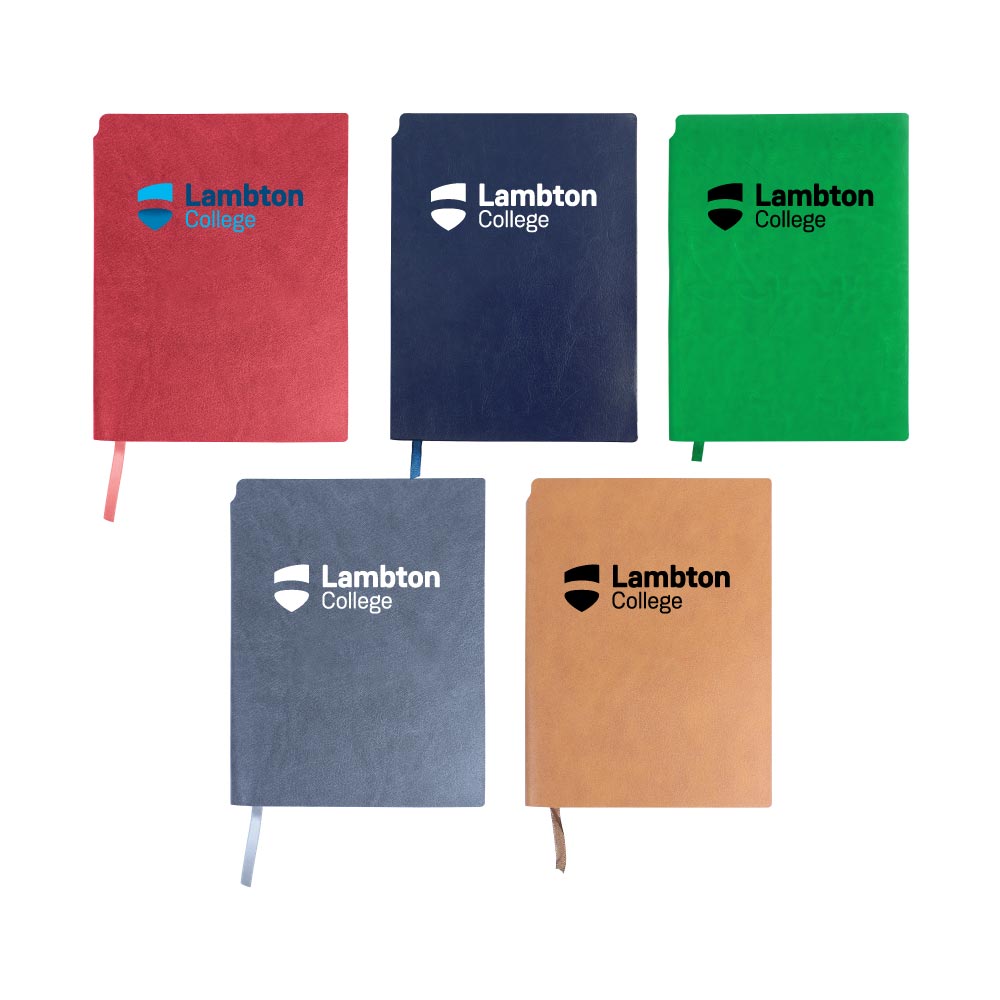 Soft PU Leather A5 Notebooks with Ribbon Bookmark