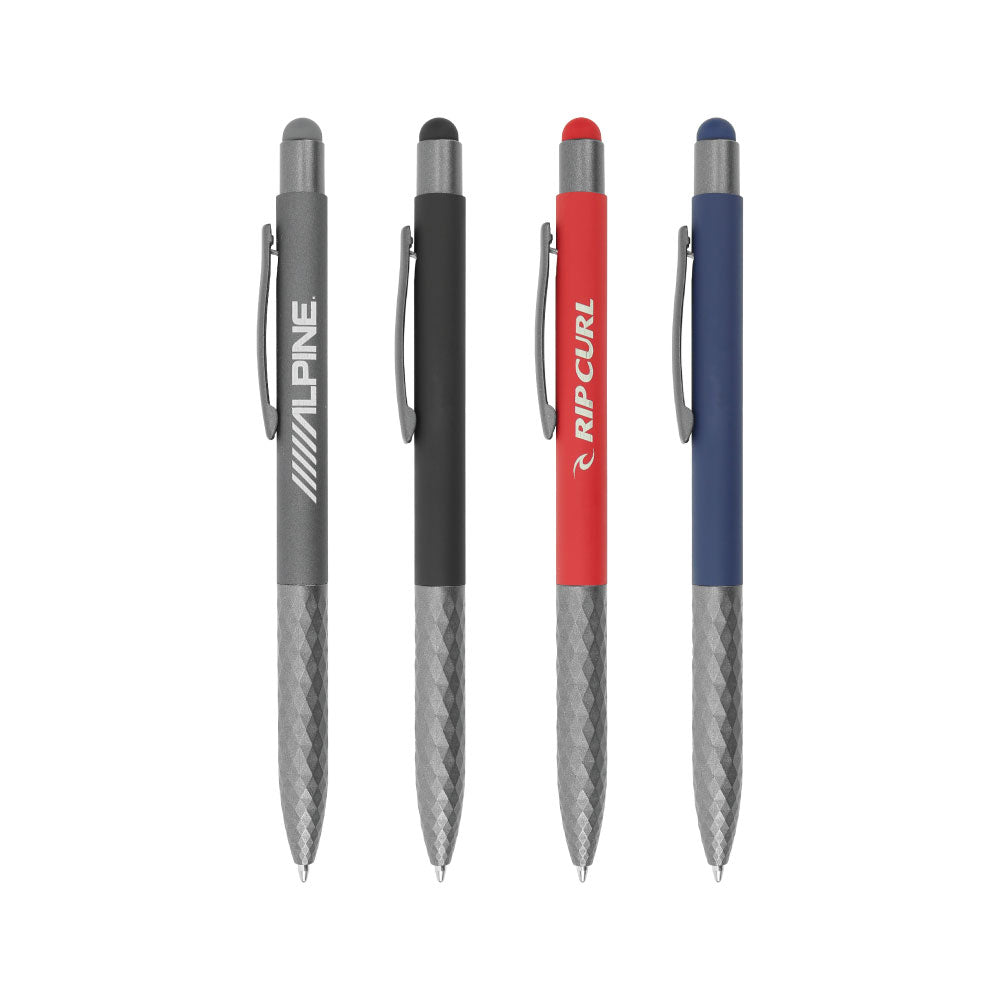 Stylus Metal Pens with Textured Grip