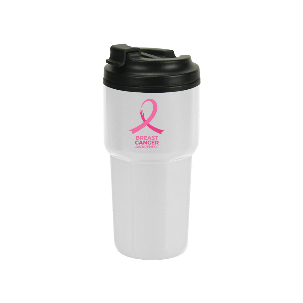 Tumblers with Breast Cancer Awareness Logo