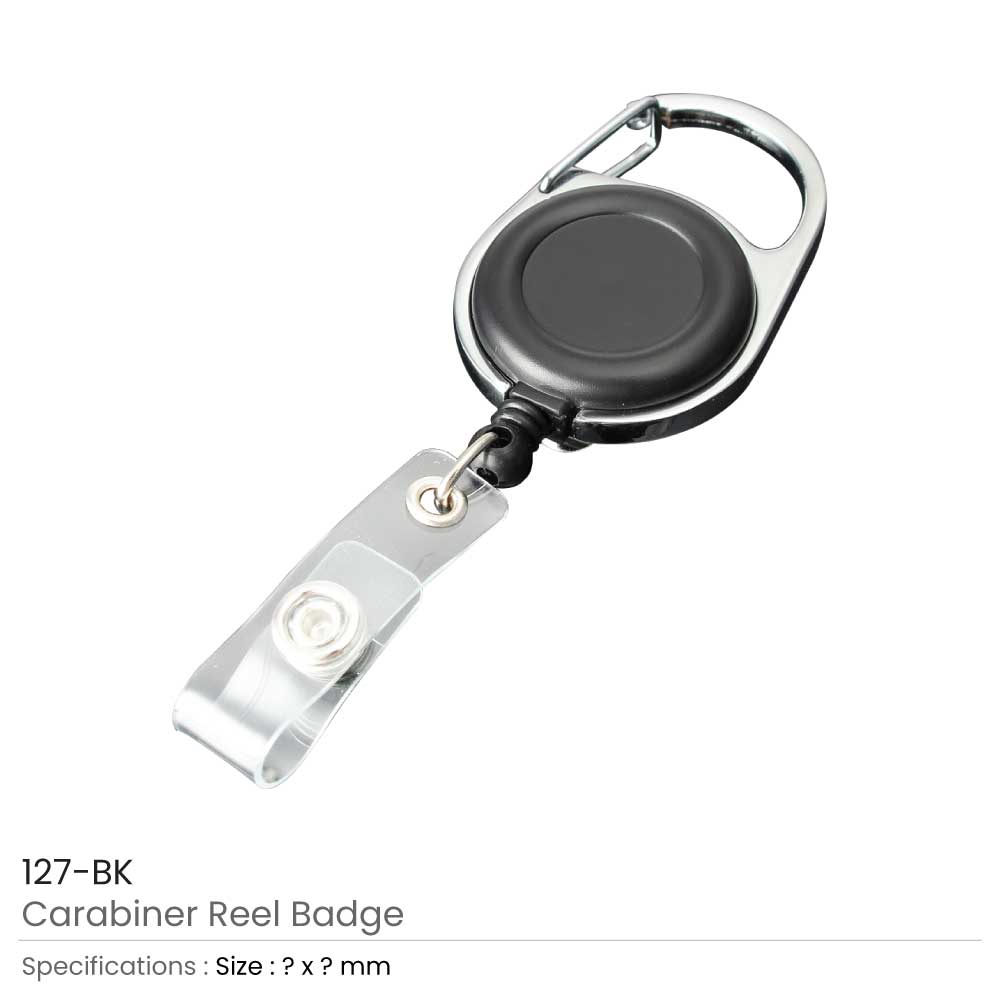 Carabiner Reel Badges