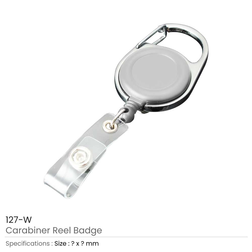 Carabiner Reel Badges