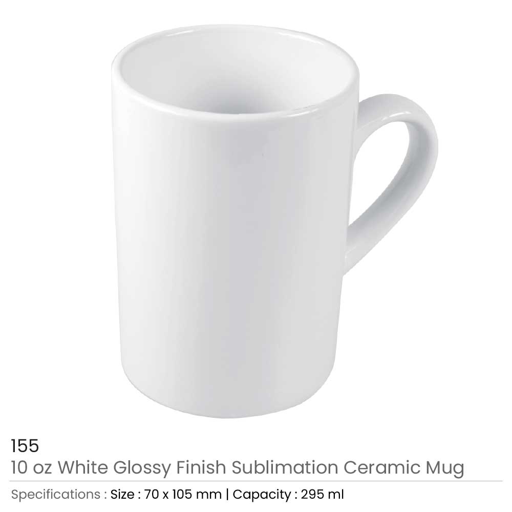 White Ceramic Mugs