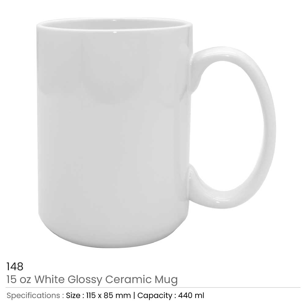 Sublimation Mugs White