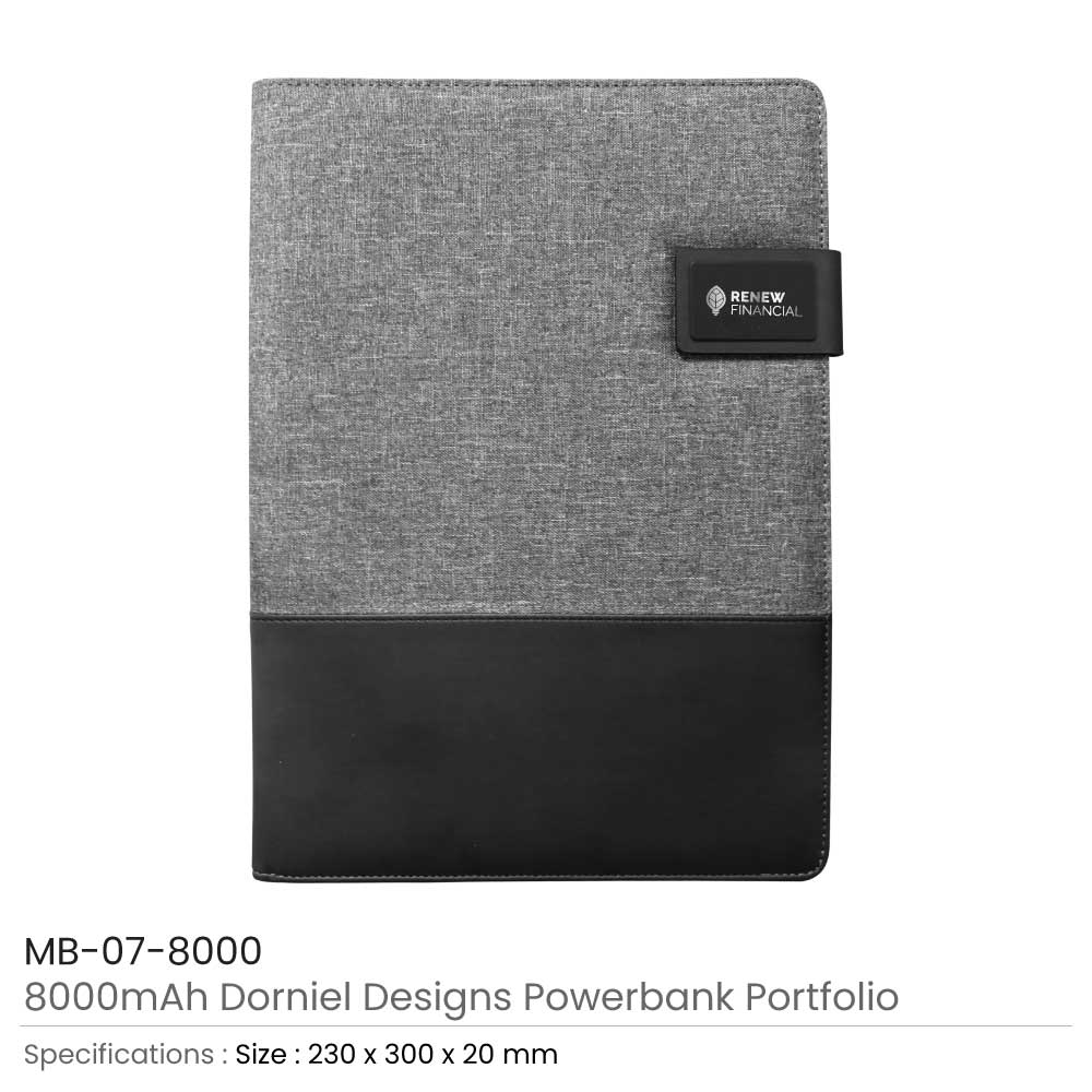 Dorniel Portfolio with Power Bank