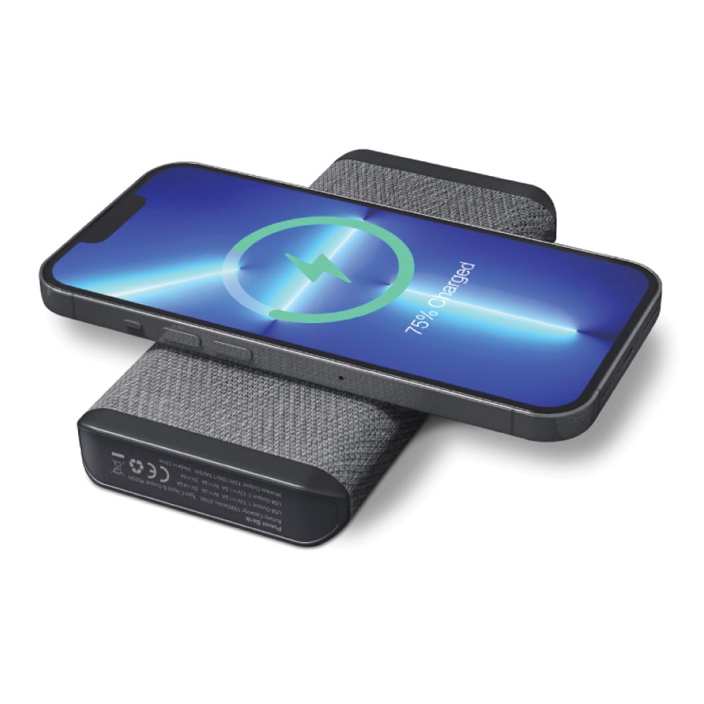 Dorniel Wireless Powerbank 10000 mAh with Light-up Logo