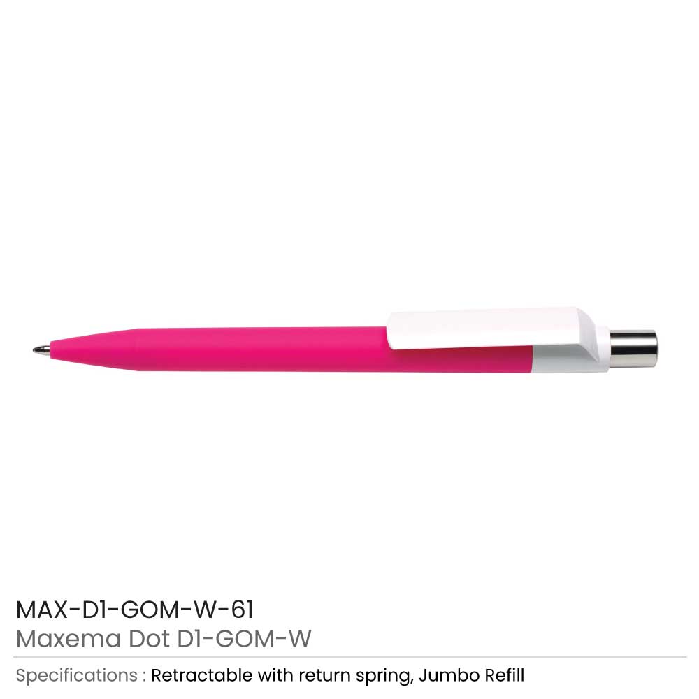 Dot Pens with White Clip