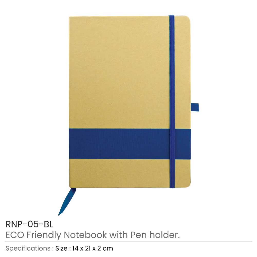 Eco-Friendly Notebooks with Pen Holder