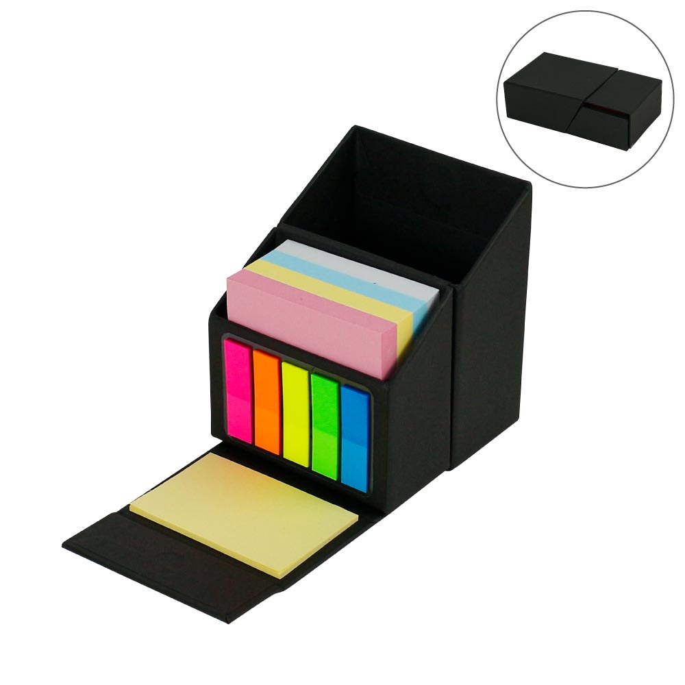 Foldable Memo Pad Sets with Stationery and Pen Holder