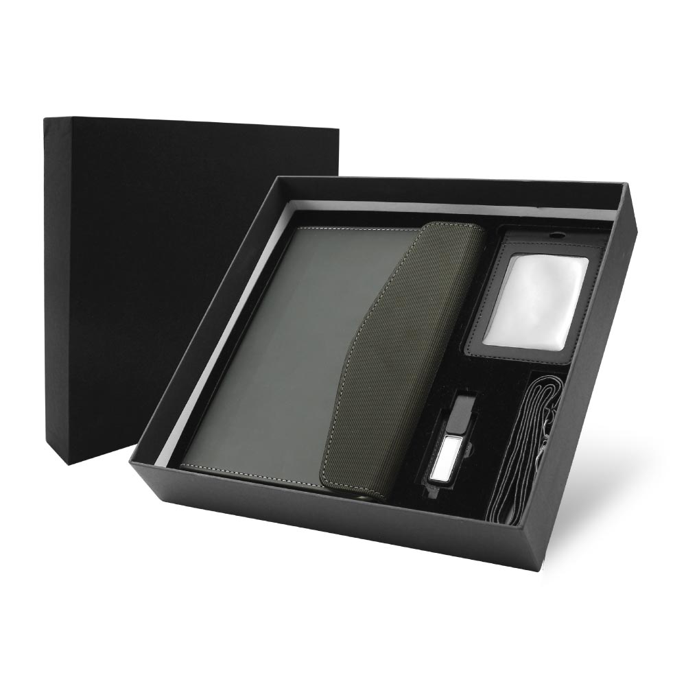 Promotional Gift Sets with Black Cardboard Gift Box