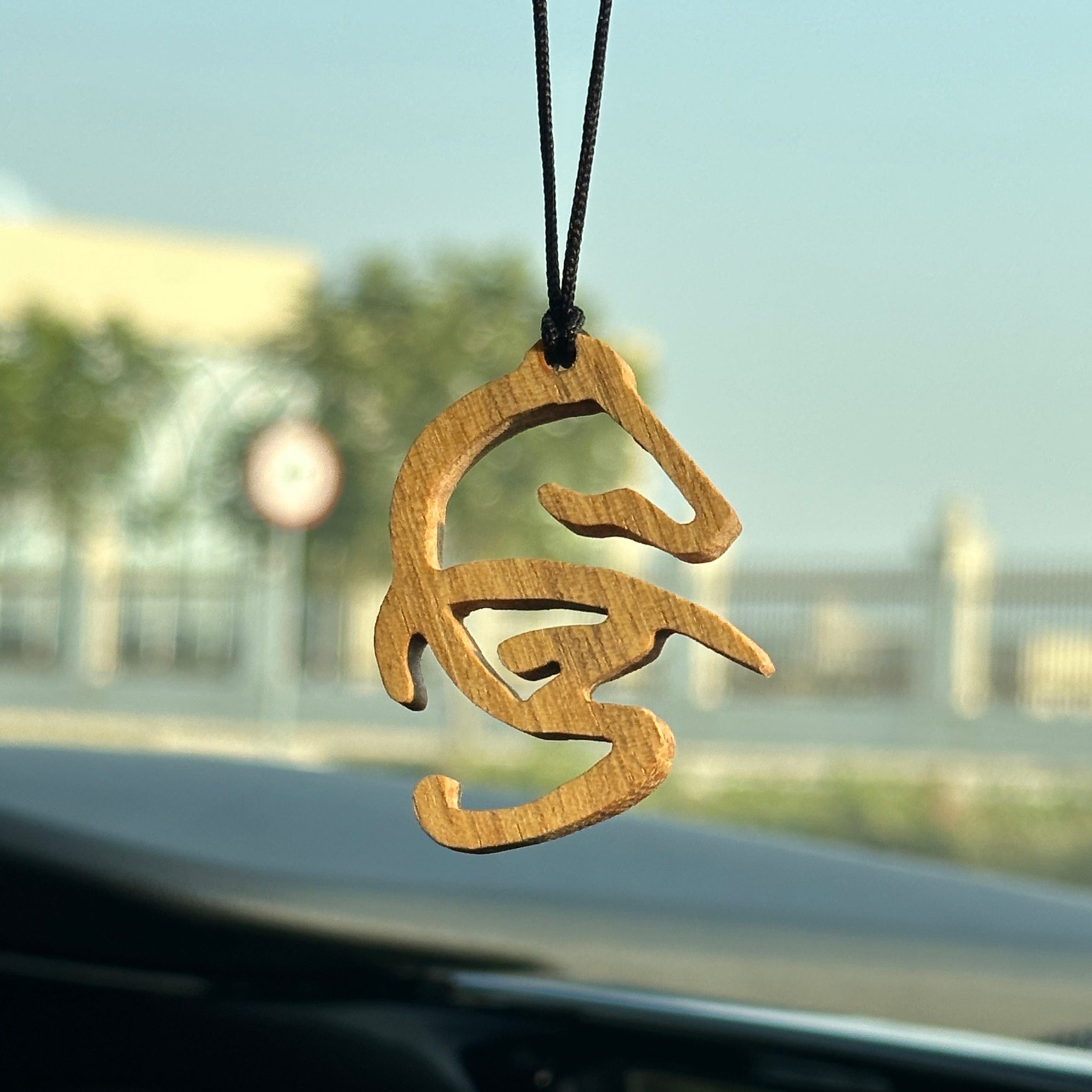 Ghaf Wood F3 Fazza Car Pendant