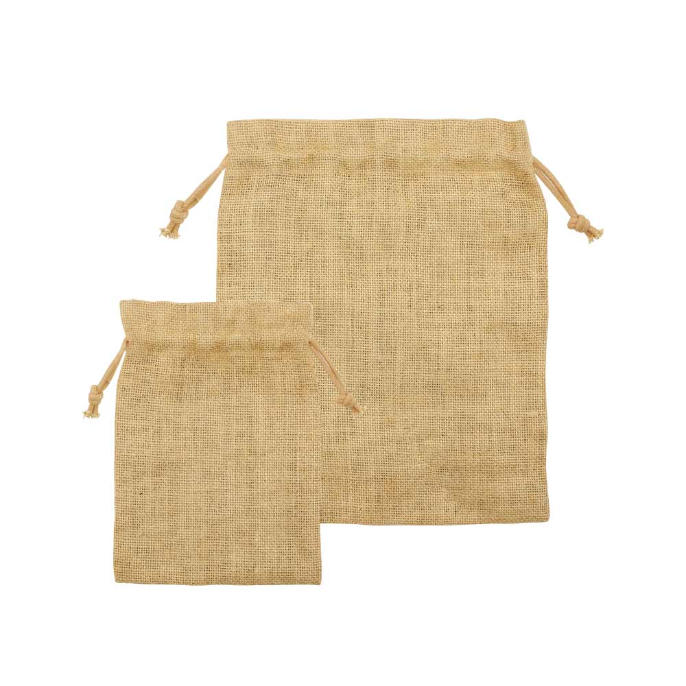 Jute Drawstring Pouches in A4 and A5 Size