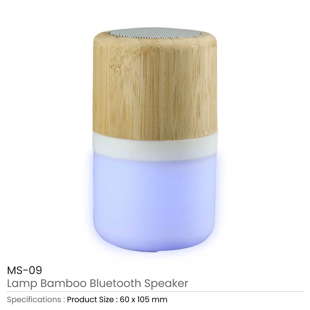 Lamp Bamboo Bluetooth Speaker