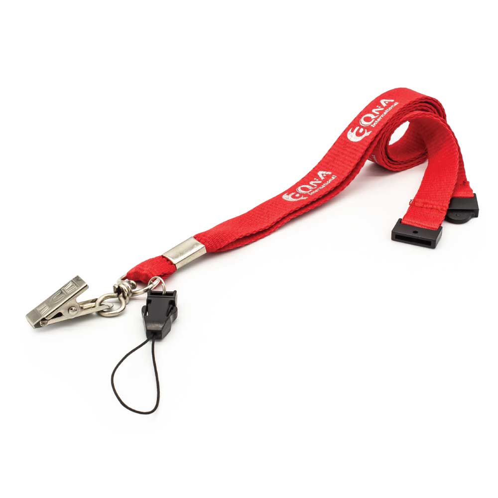 Lanyard with Clip and Mobile Holders