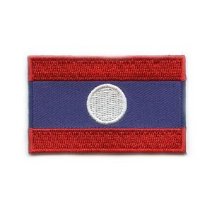 Laos Flag Patch