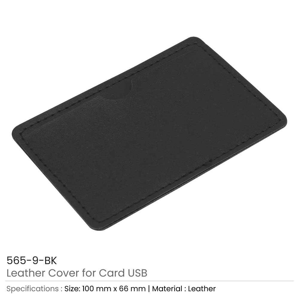 Leather Cover For Card USB