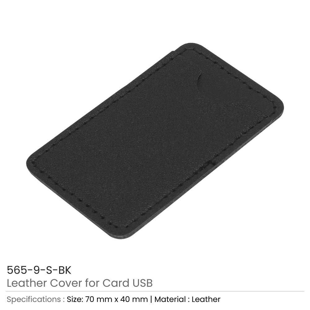 Leather Cover For Card USB