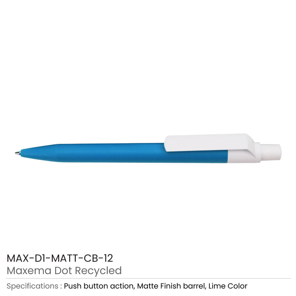 MATT Pens with White Clip