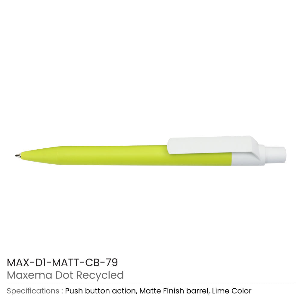 MATT Pens with White Clip