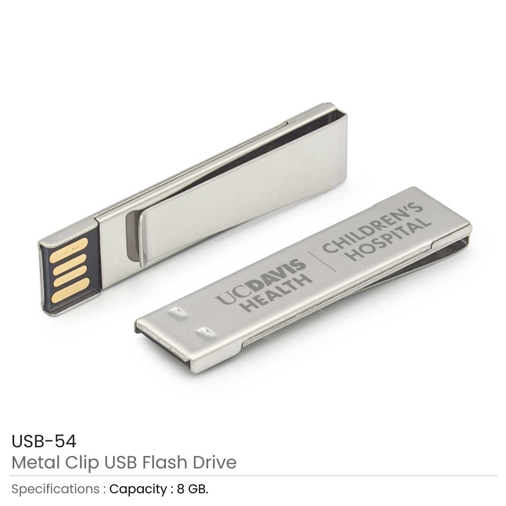 Metal Clip USB Flash