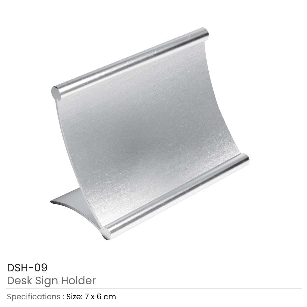 Metal Desk Sign Holders