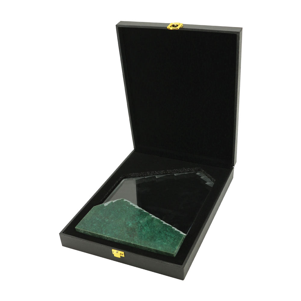 Mountain Shape Crystal & Marble Award