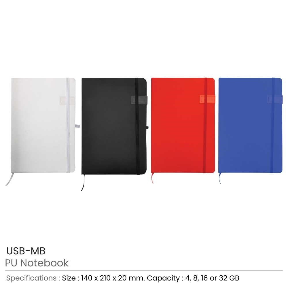 Notebook with USB Flash