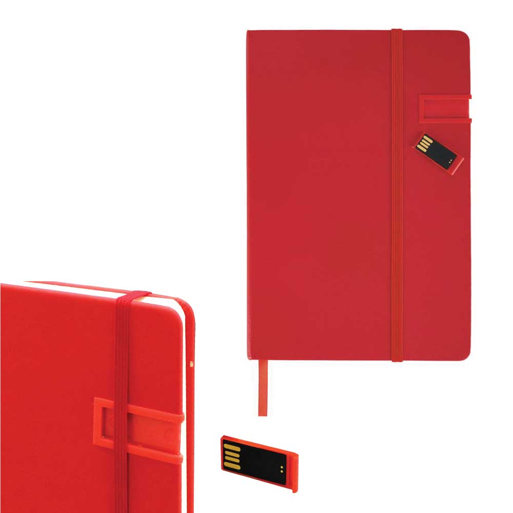 Notebook with USB Flash