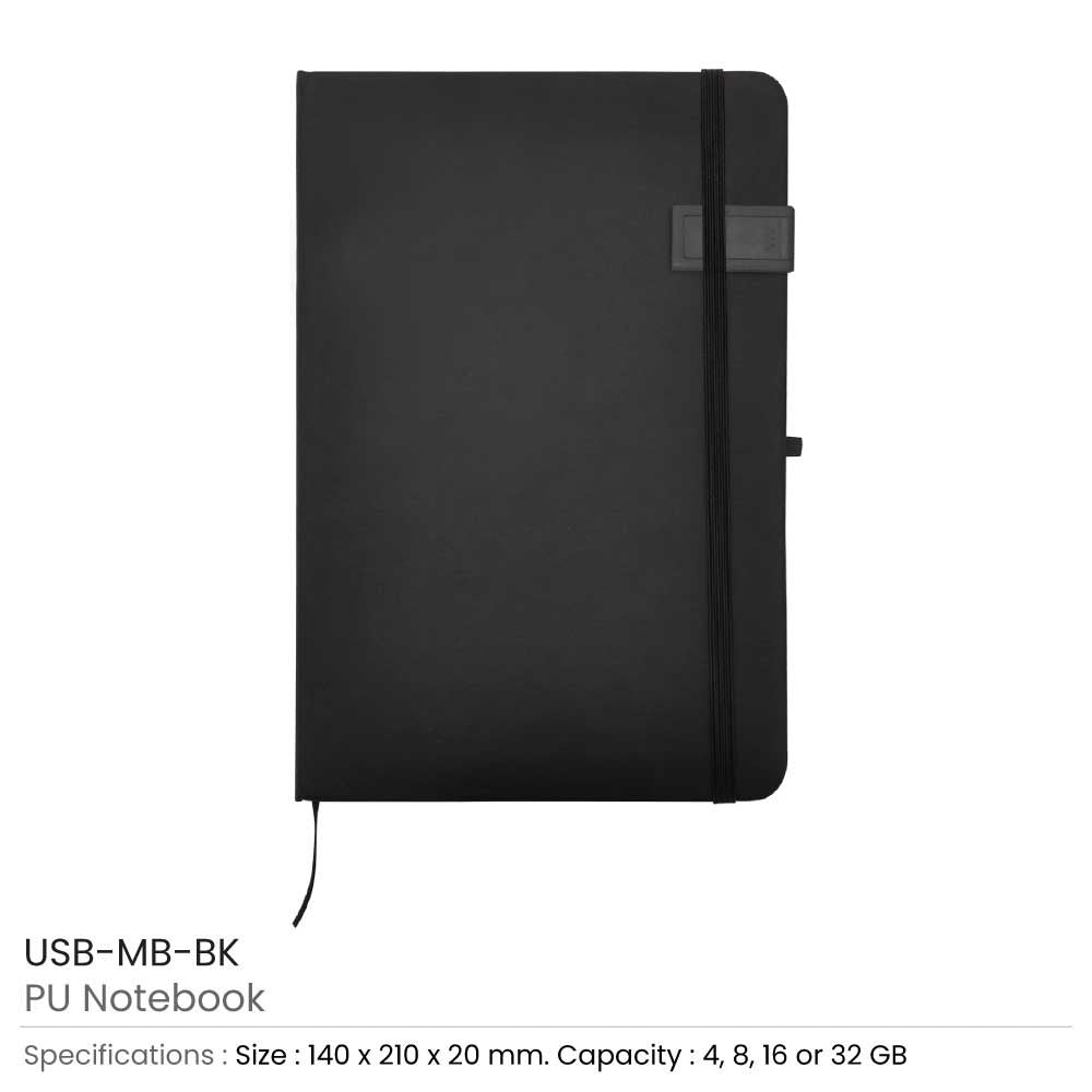 Notebook with USB Flash