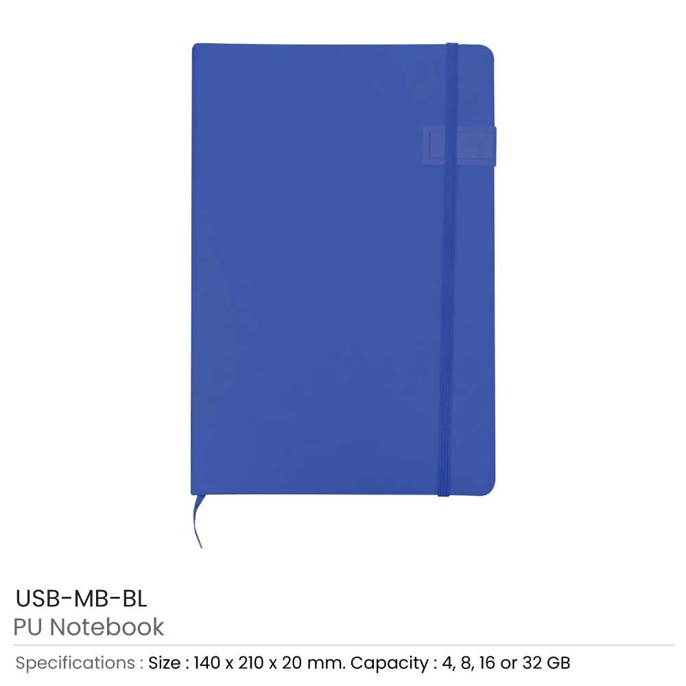 Notebook with USB Flash