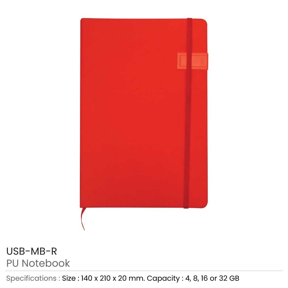 Notebook with USB Flash