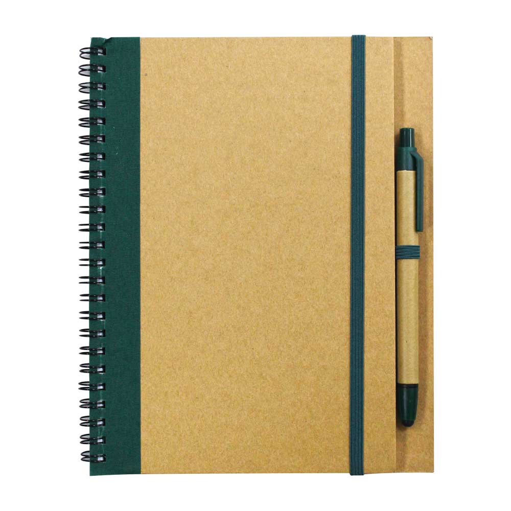 Recycled Notebook with Stylus Pen