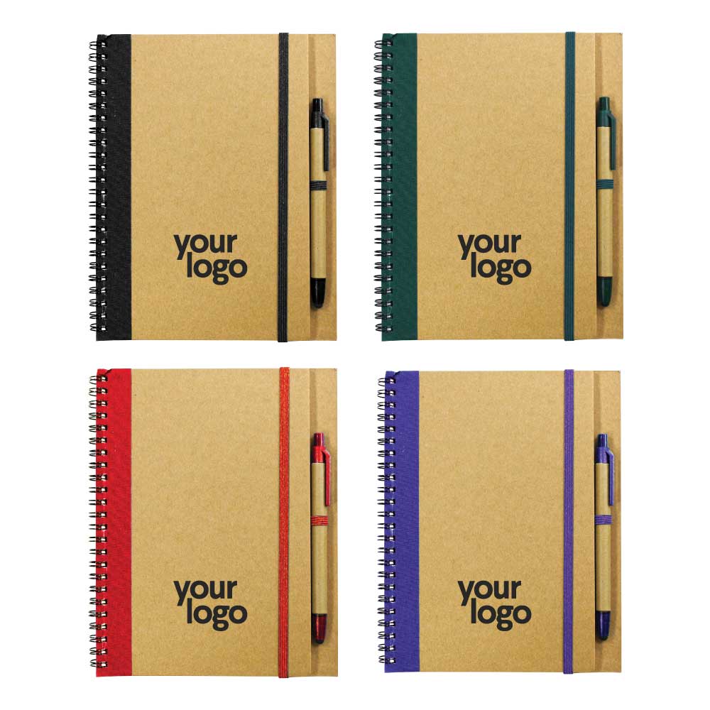 Recycled Notebook with Stylus Pen