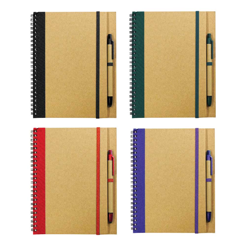 Recycled Notebook with Stylus Pen