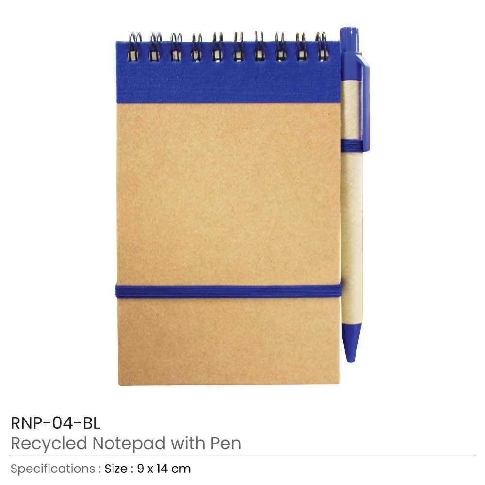 Recycled Notepads with Pen