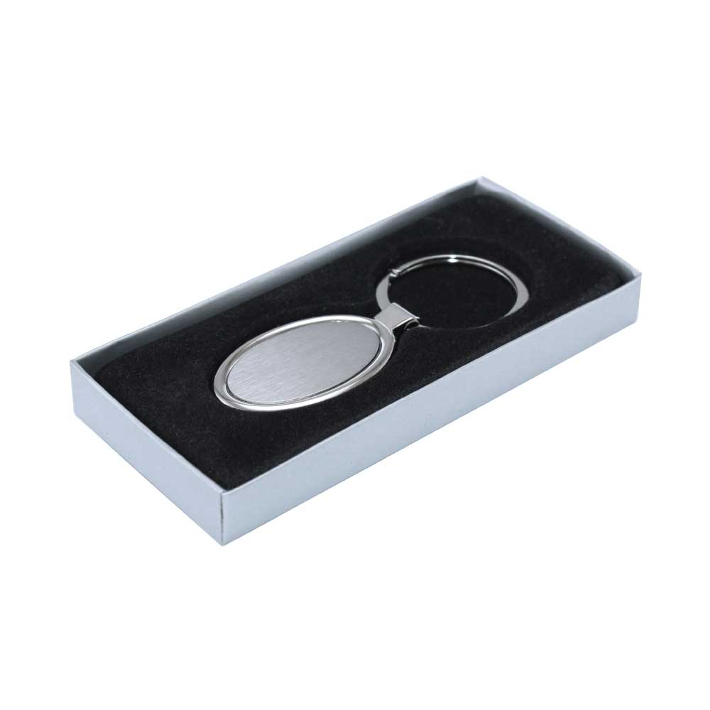 Oval Metal Keychains