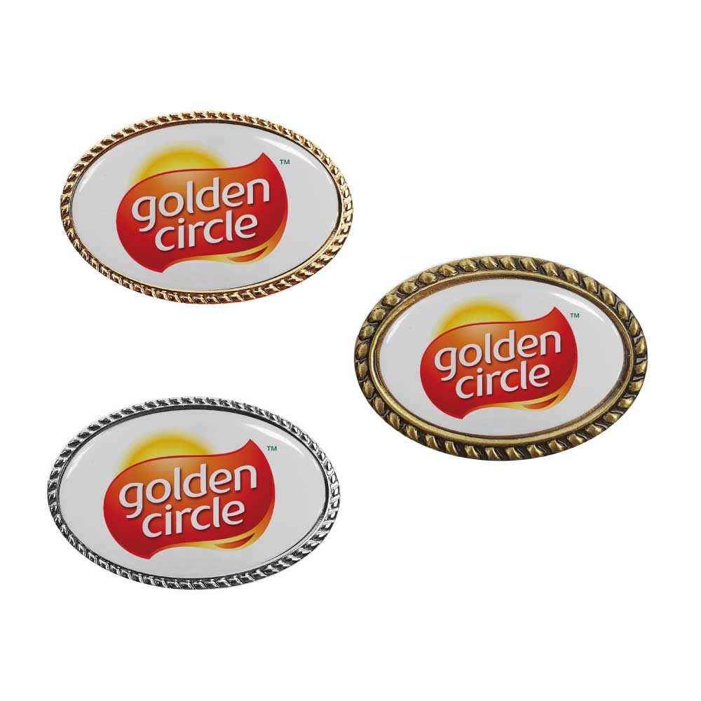 Oval Rope Design Logo Badges