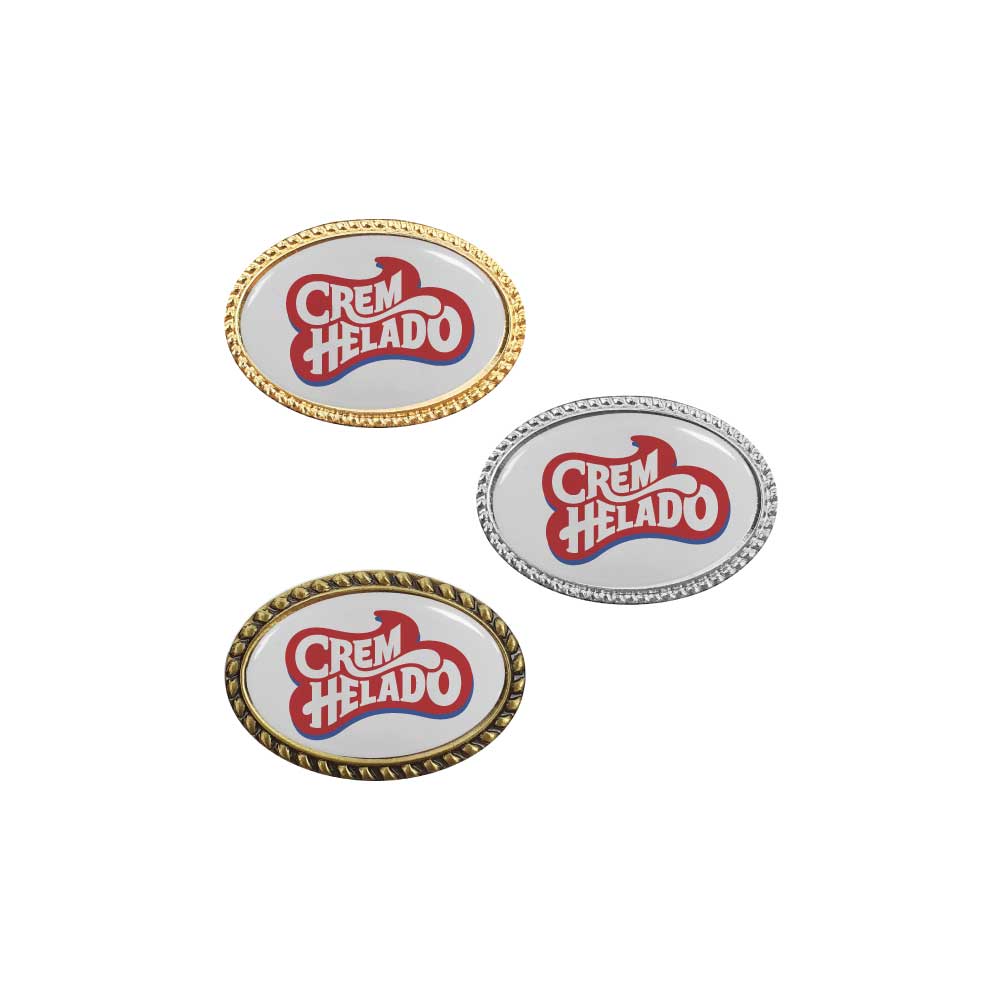 Oval Rope Design Logo Badges